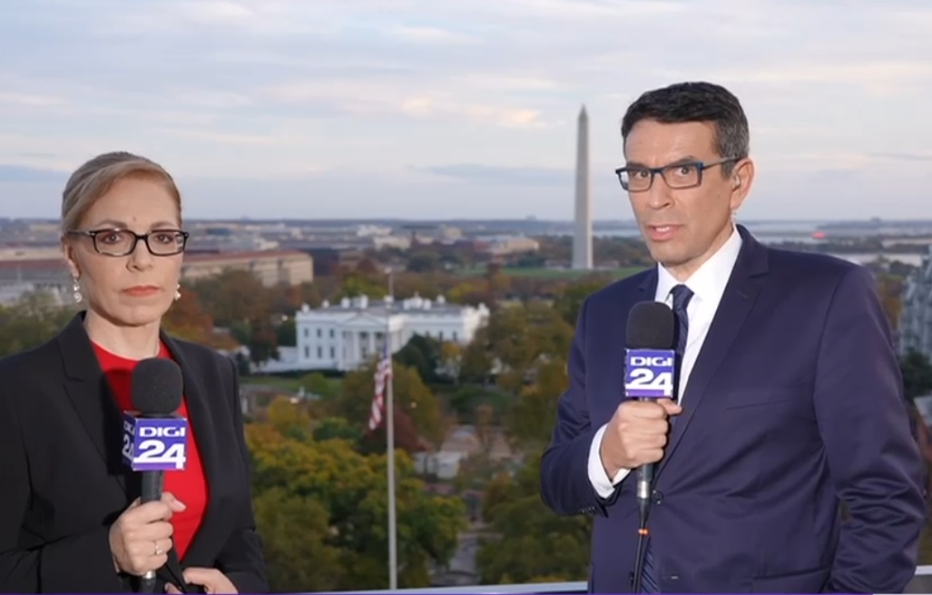 Corespondență Digi24 de la Washington. Mesajul surprinzător primit de jurnaliștii români: „Aveți candidați buni la președinție”