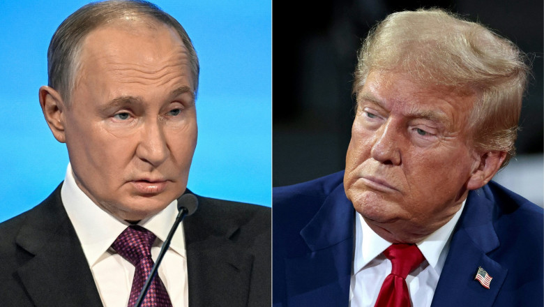 Vladimir Putin și Donald Trump. Foto: Profimedia Images