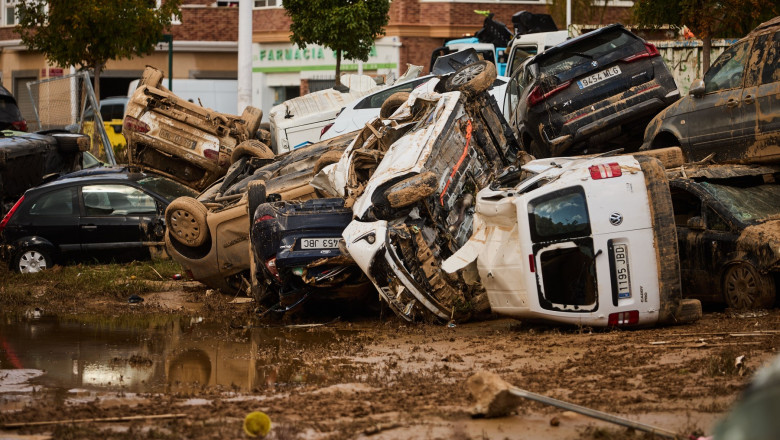 Devasting Scenes From The Paiporta Flood, Spain - 07 Nov 2024