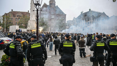 Incidente la Amsterdam. Foto: Profimedia Images