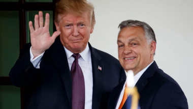 Donald Trump și Viktor Orban.