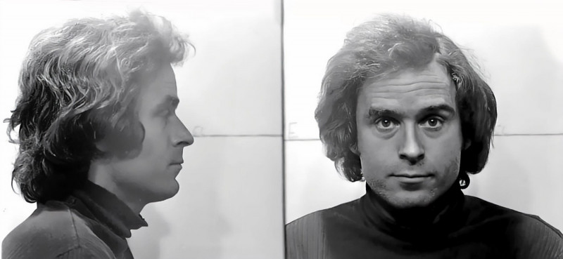 Serial killer Ted Bundy's first mug shot, Utah 1975 - Bountiful Police Dept