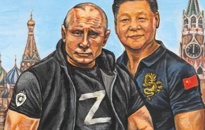 Putin și Xi Jinping își flexează mușchii pe coperta celui mai nou calendar FSB. Lunile anului, ilustrate cu războiul din Ucraina
