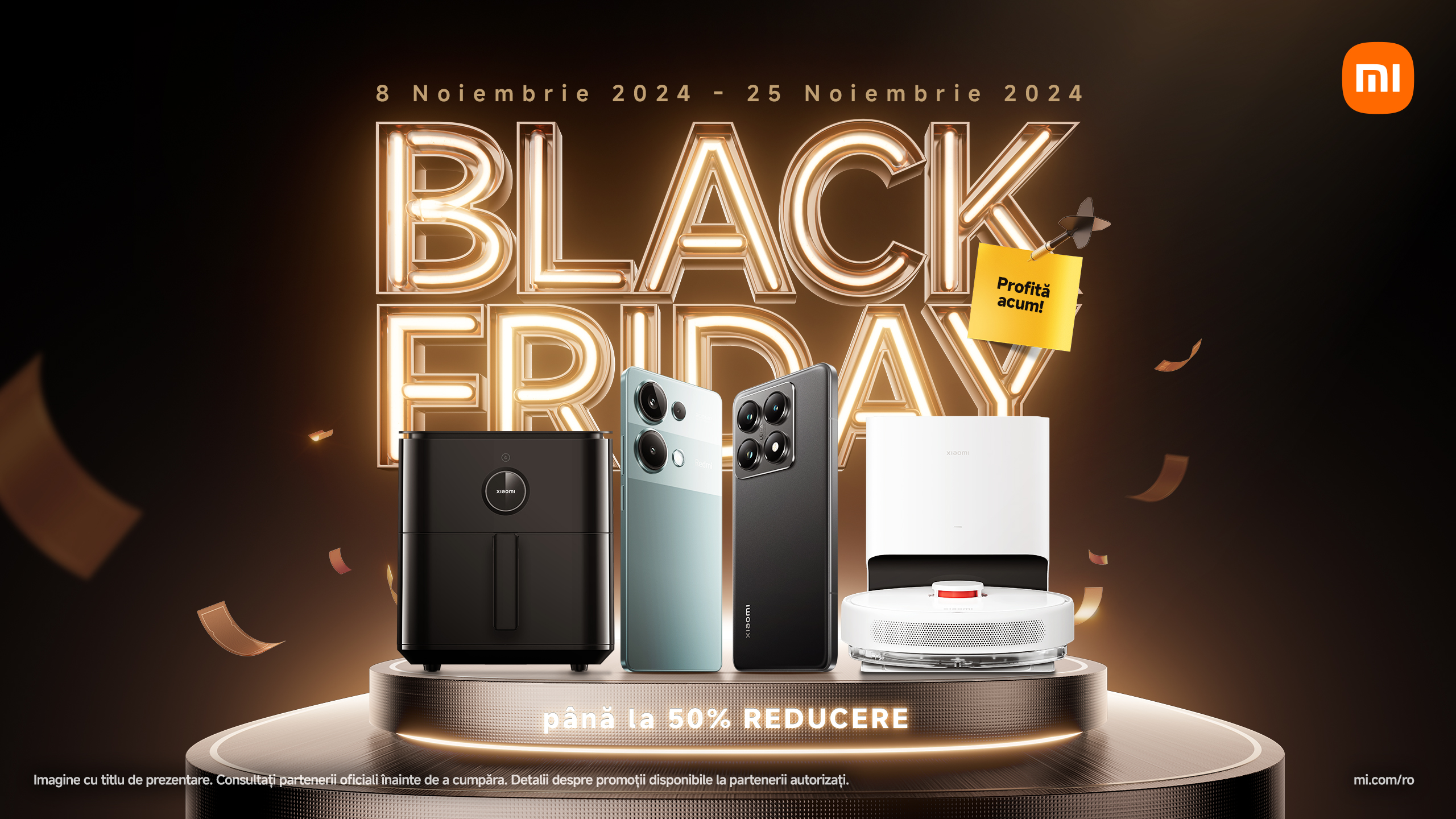 (P) Black Friday la Xiaomi: cele mai căutate produse au prețuri reduse chiar și la jumătate, până pe 25 noiembrie