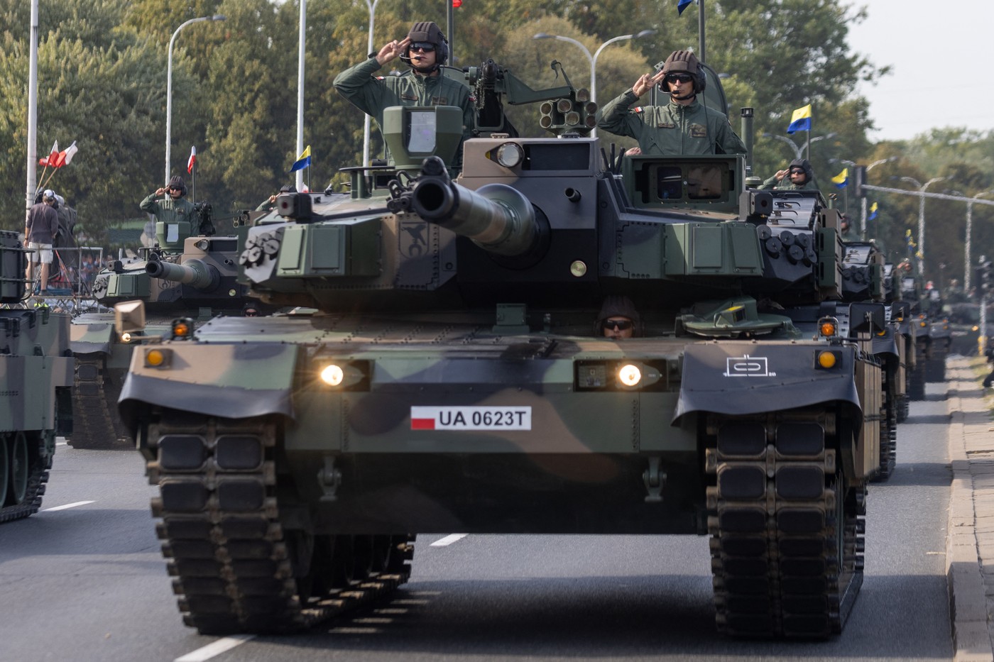 Polonia și-a desfășurat cele mai moderne tancuri K2 Black Panther în apropierea graniței cu Rusia