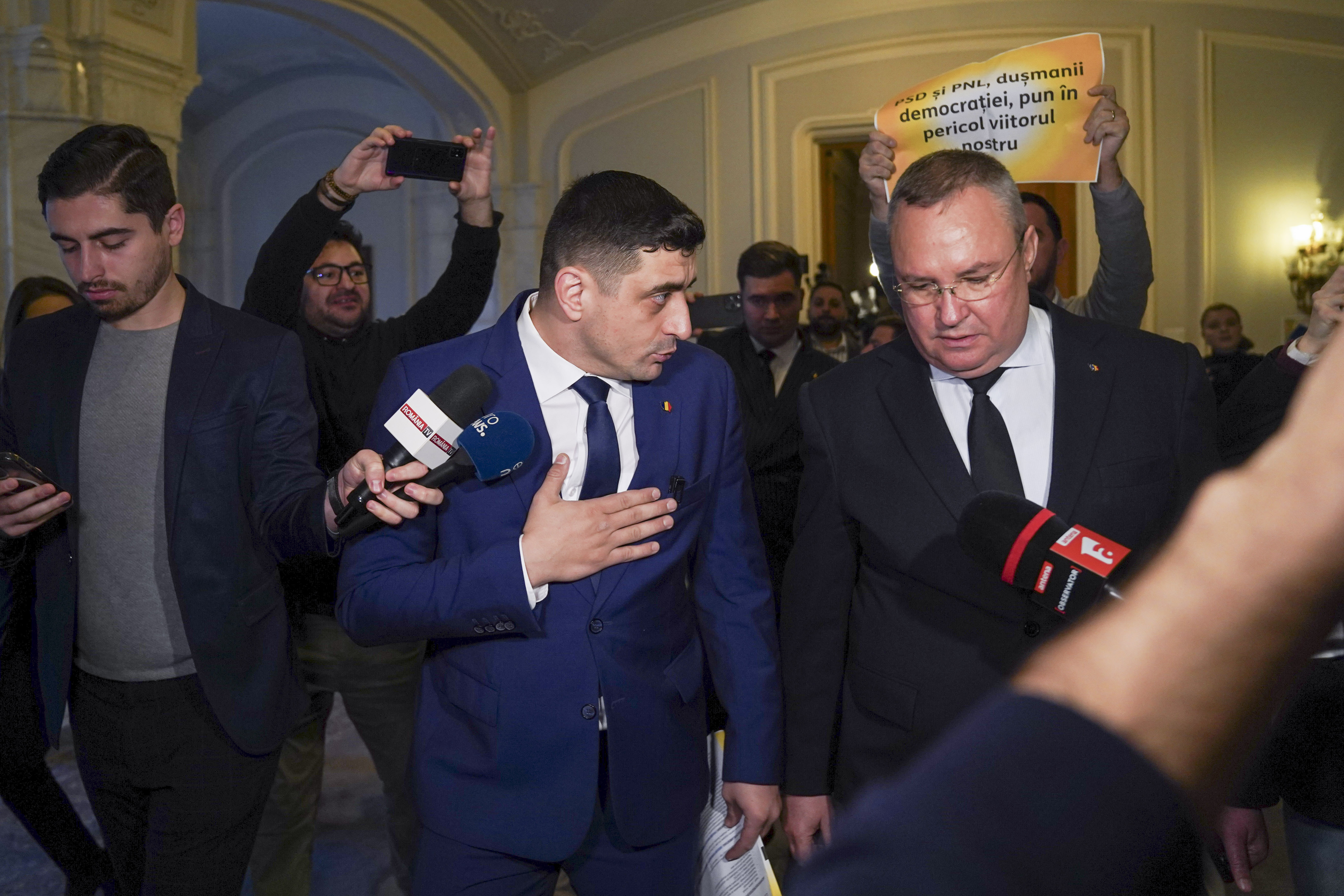 Ciucă spune că nu a cerut „vreodată” informări legate de întâlnirile lui George Simion cu spioni ruși. „Pentru mine a fost clar”