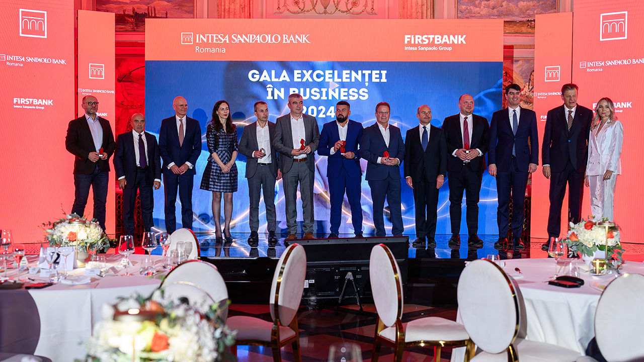 (P) Excelența în afaceri, premiată de Intesa Sanpaolo Bank Romania și First Bank