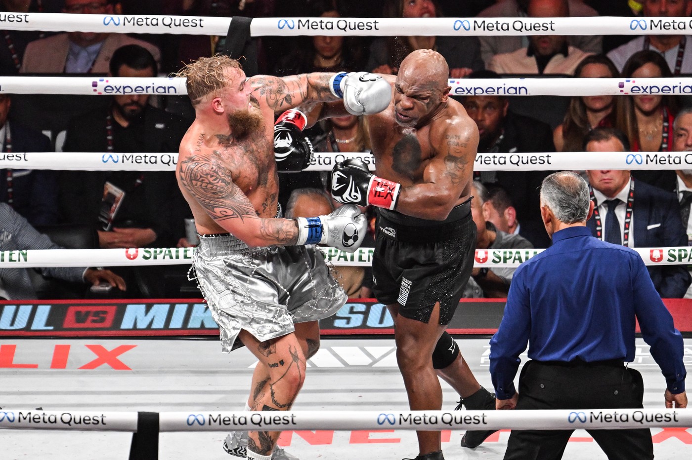 Luptă între generații. Youtuberul Jake Paul l-a învins pe legendarul Mike Tyson