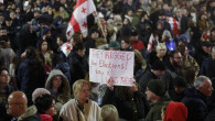 Protest against the results of the October 26 parliamentary elections in Georgia