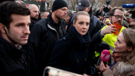 Iulia Navalnaia, în timpul marșului de la Berlin de duminică, 17 noiembrie 2024. Foto: Profimedia