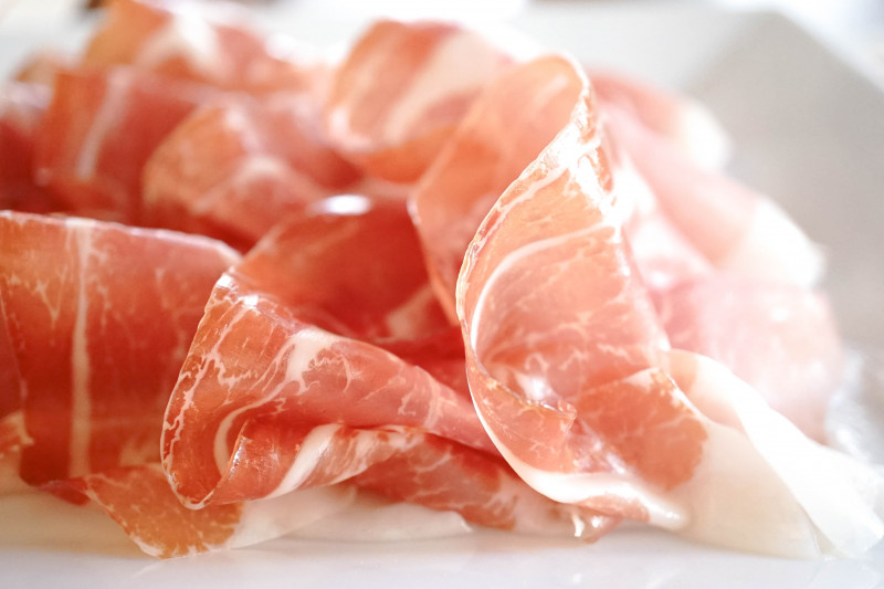 Prosciutto,Di,Parma,Or,Parma,Ham.,Window,Light.,Soft,Focus