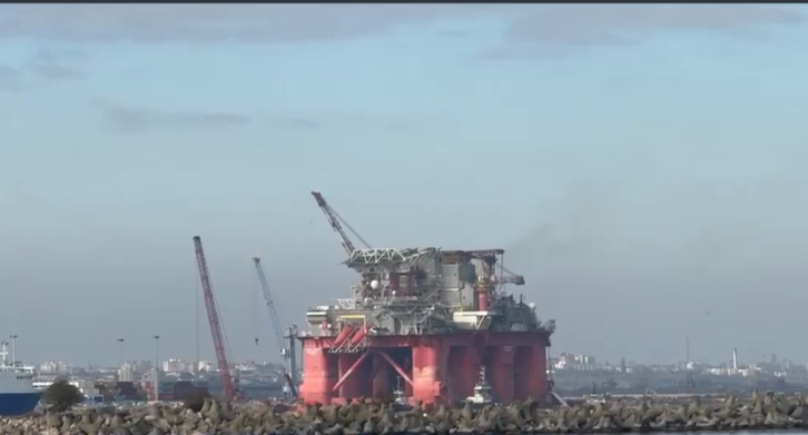 Foraj offshore Neptun Deep Marea Neagră OMV Petrom Romgaz gaze naturale independență energetică | sursa foto: Digi24