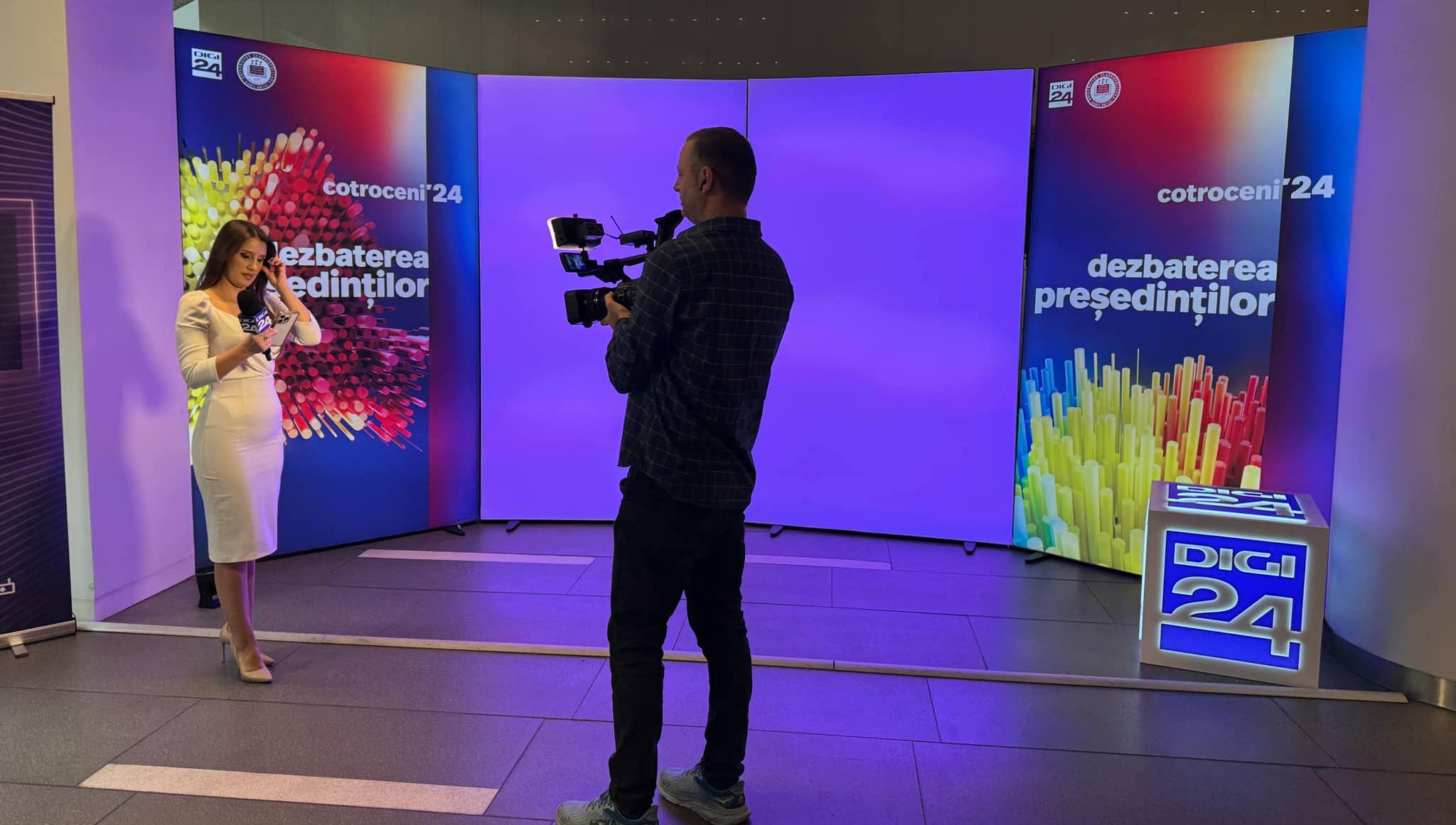 Dezbaterea președinților la Digi24. Primele imagini cu locul în care vor fi întâmpinați candidații