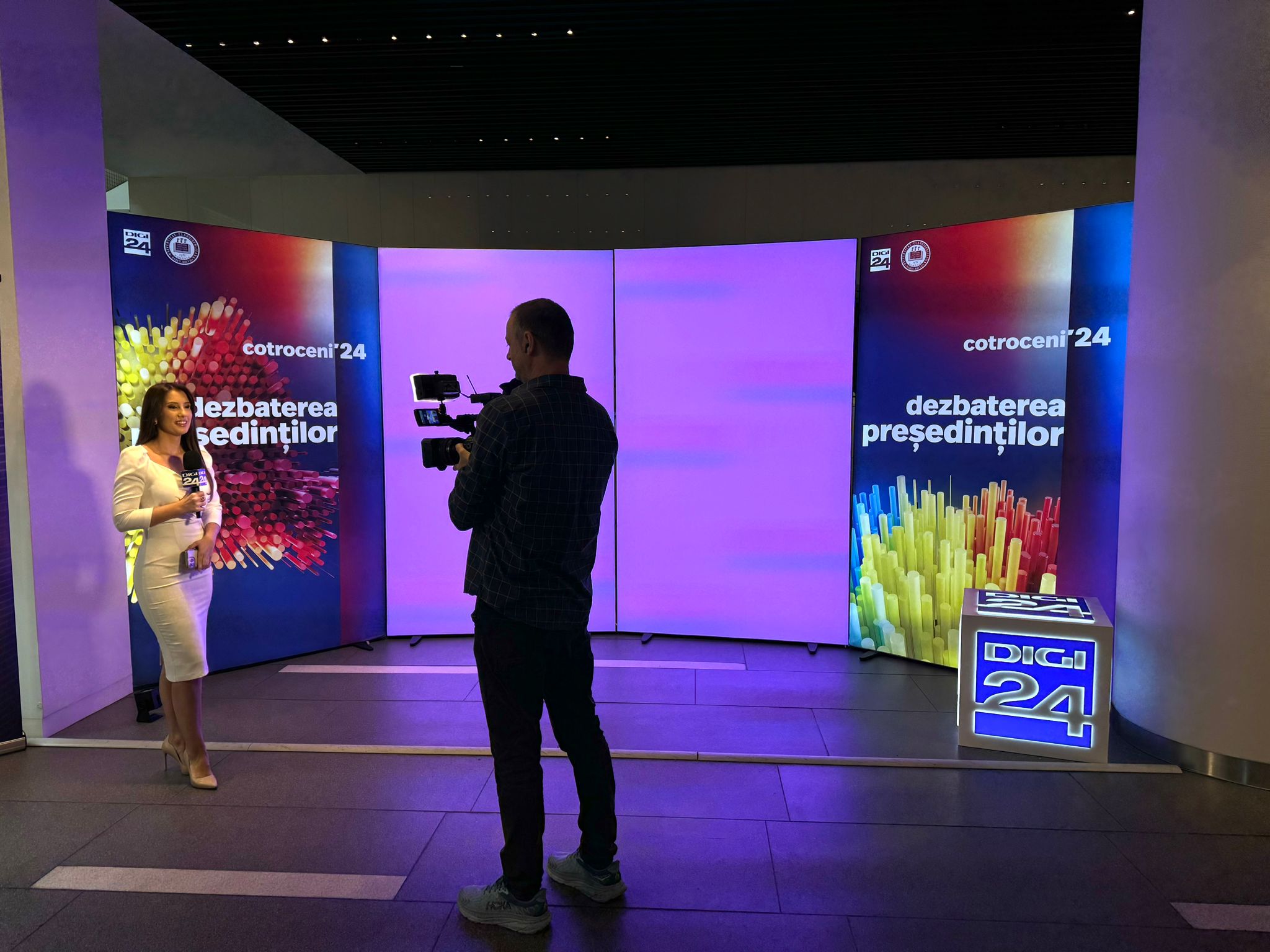 Dezbaterea președinților la Digi24. Ce se va întâmpla la sosirea candidaților. Primele imagini cu locul în care vor fi întâmpinați
