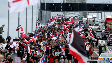 Maori Communities March To Wellington In Opposition To The Treaty Principles Bill