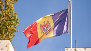 the national flag of moldova