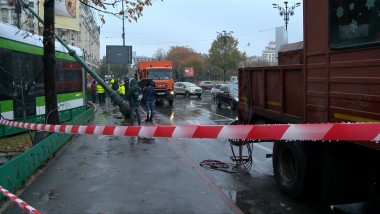 Circulația tramvaielor, restricționată