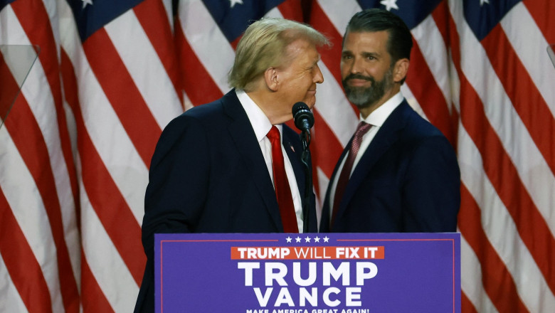 Donald Trump și Donald Trump Jr.