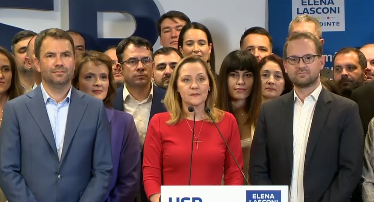 USR îi cere lui Marcel Ciolacu să-și recunoască înfrângerea și anunță că Lasconi are „avans de câteva mii de voturi”