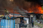 PHILIPPINES MANILA SLUM AREA FIRE