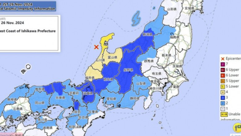 Cutremur de magnitudinea 6,1 în centrul Japoniei, în vestul peninsulei Noto