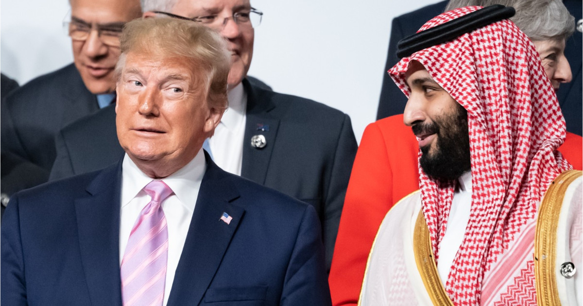 Cum a fost întâmpinat Donald Trump în Arabia Saudită de prințul Mohammed bin Salman