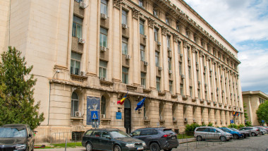 The,Building,Of,The,Romanian,Ministry,Of,Health,(ministerul,Sanatatii),bucharest,romania