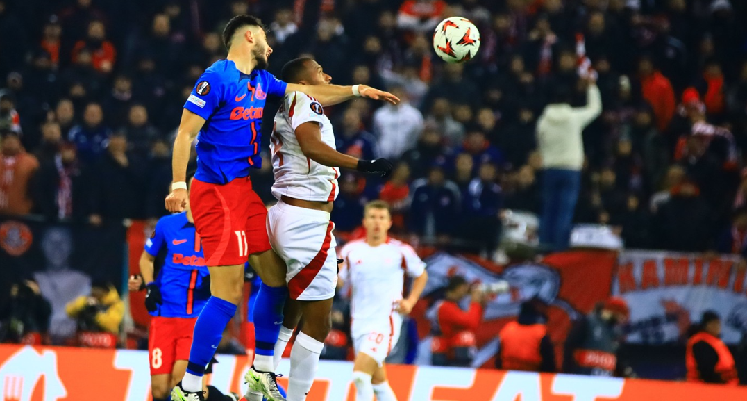 Egal important pentru FCSB în Europa League, cu Olympiakos Pireu. Bârligea: Dacă nu era eliminarea mea, am fi câștigat