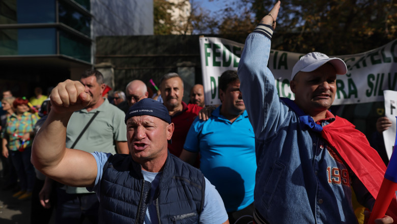 BUCURESTI - MINISTERUL MUNCII - PROTEST - 26 SEP 2024