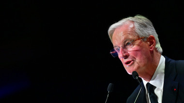 Le Premier ministre Michel Barnier a assisté au 5ème événement Impact PME (petites et moyennes entreprises), à la Station F à Paris