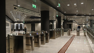 Stație de metrou din Salonic. Foto: Profimedia Images