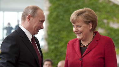 Angela Merkel and Vladimir PUTIN