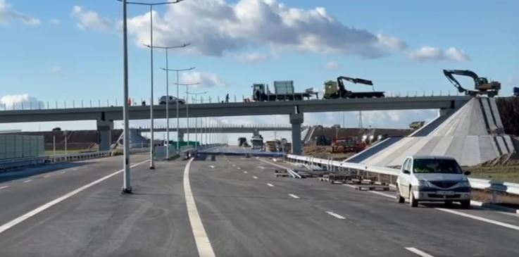 VIDEO Lucrările la tronsonul 1 al Drumului Expres Craiova – Piteşti, aproape de final. Cum arată și când se va deschide circulaţia