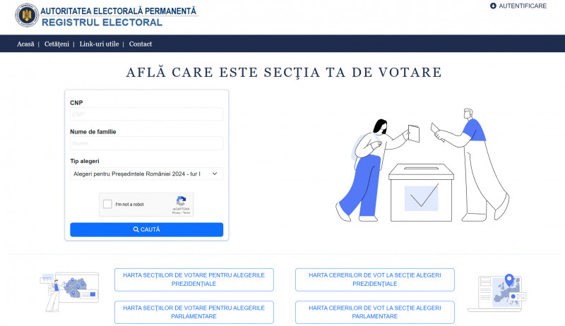 Autoritatea Electorală Permanentă - registrul electoral