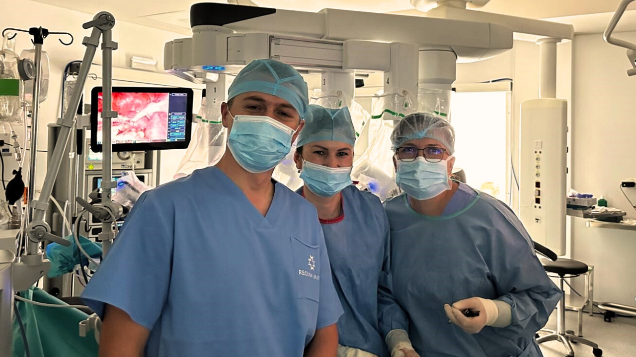 A rămas însărcinată la trei luni după îndepărtarea unui fibrom uterin de 13 cm