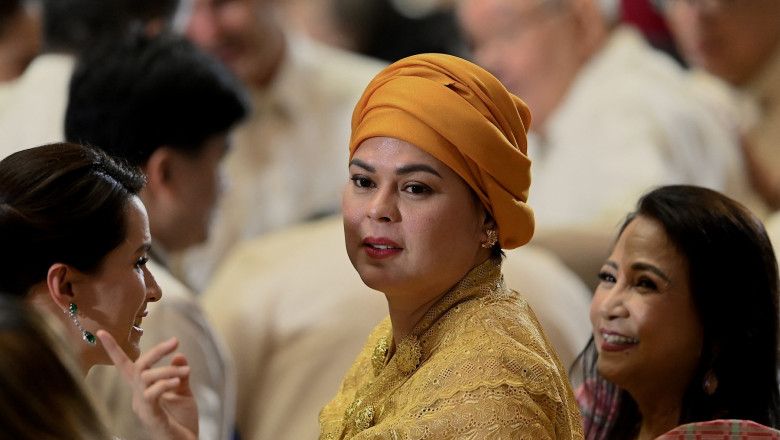 Philippine Vice President Sara Duterte attends the State of the Nation Address