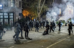 Anti-government protest in Tbilisi, Georgia - 30 Nov 2024