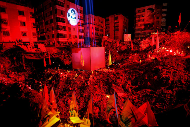 Memorial service for assassinated Hezbollah leader Hassan Nasrallah, new party leader claim divine victory over Israel