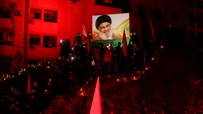 Memorial service for assassinated Hezbollah leader Hassan Nasrallah, new party leader claim divine victory over Israel