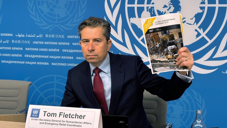 UN Emergency Relief Coordinator Tom Fletcher