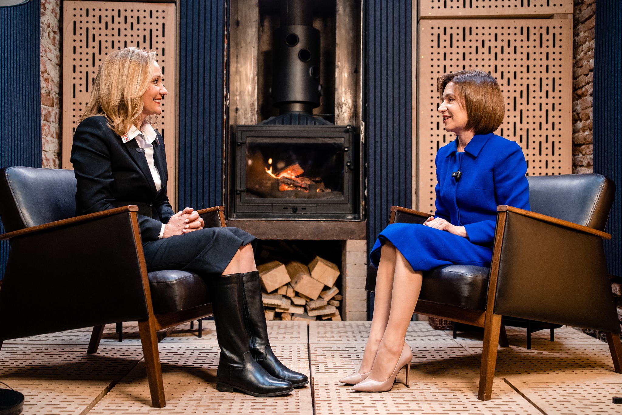 Maia Sandu a venit în România să o susțină pe Elena Lasconi. Mesajul președintei Republicii Moldova
