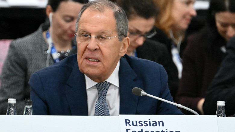 Russia's Foreign Minister Sergei Lavrov at OSCE