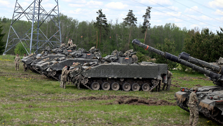 Spring Storm joint military exercise Pamu, Estonia