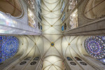 FRANCE PARIS NOTRE DAME CATHEDRAL INTERIOR VIEW