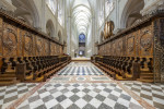 FRANCE PARIS NOTRE DAME CATHEDRAL INTERIOR VIEW