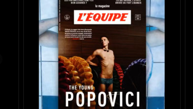 coperta L'Equipe Magazine cu david popovici