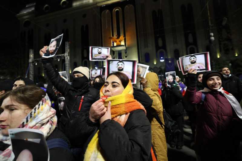 Protest Tbilisi 14 decembrie 2024 profimedia-0946667320