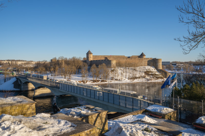 Narva,Estonia,10,March,2022,.,View,Of,The,Russian