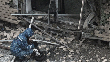 Explosion site near a residential building on Ryazansky Prospekt as a result of which the head of the radiation, chemical and biological protection troops of the Russian Armed Forces Igor Kirillov died.