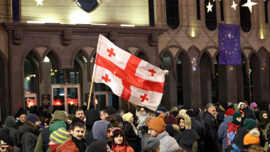 Protestele georgienilor au intrat în a 20-a zi. Foto: Profimedia Images